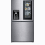 LG Refrigerator 635L Side by Side with InstaView & Water Dispenser - X257CQES