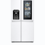 LG Refrigerator 635L Side by Side with InstaView & Water Dispenser - X267MSEW