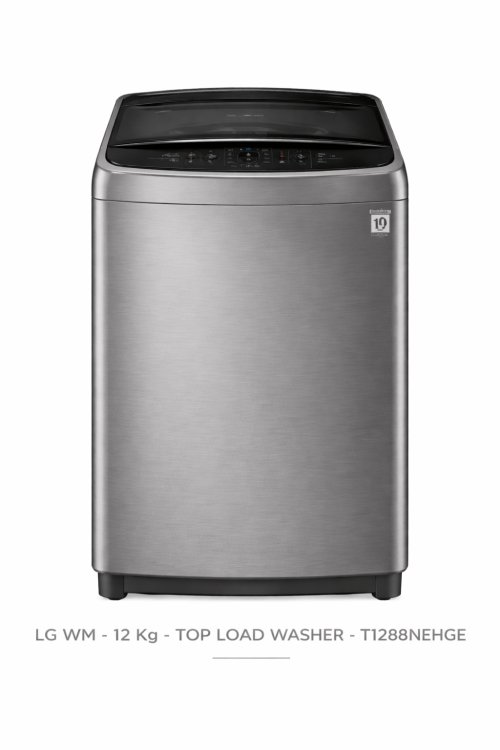 LG Washing Machine - 12 Kg Top Load - T1288NEHGE