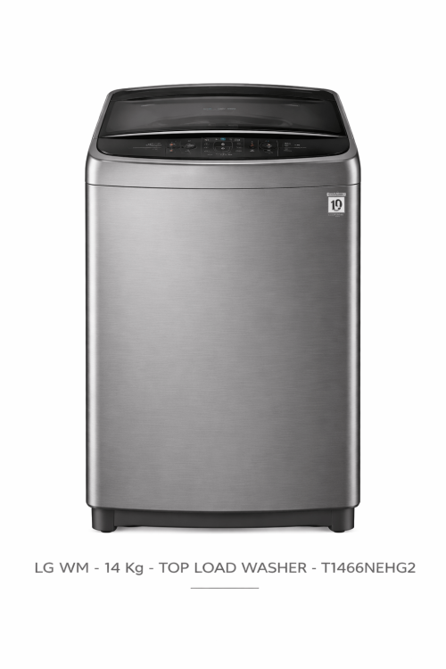 LG Washing Machine - 14 Kg Top Load - T1466NEHG2