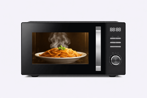 MIKA - Flatbed Microwave oven with grill, 25L