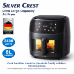 Silver Crest Smart Fryer XL – 8L (2400W)